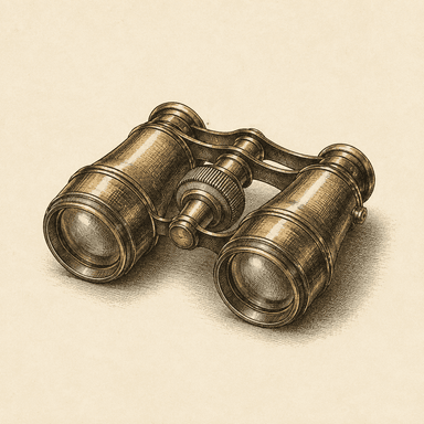 Antique binoculars