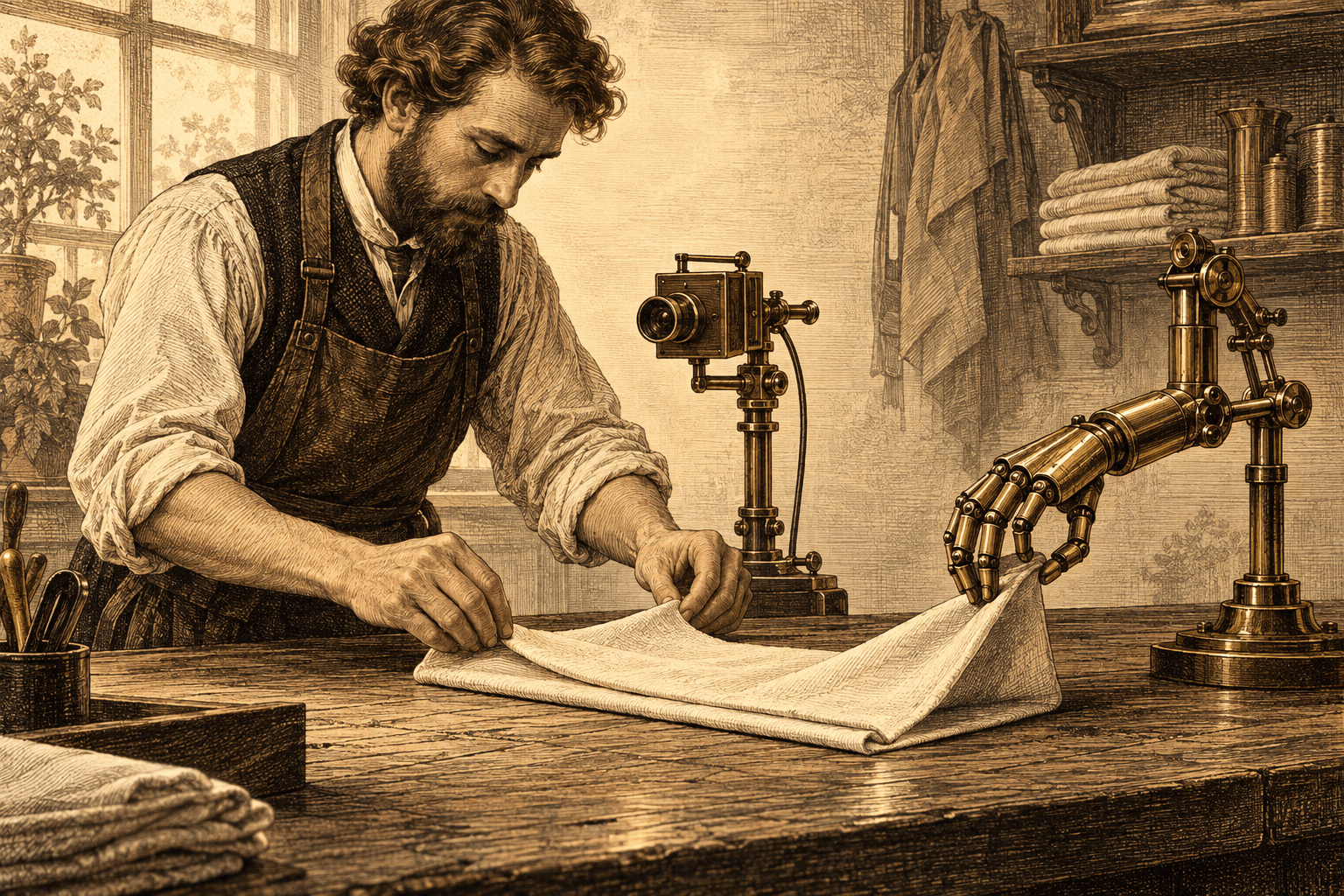 Editorial illustration accompanying the lead story