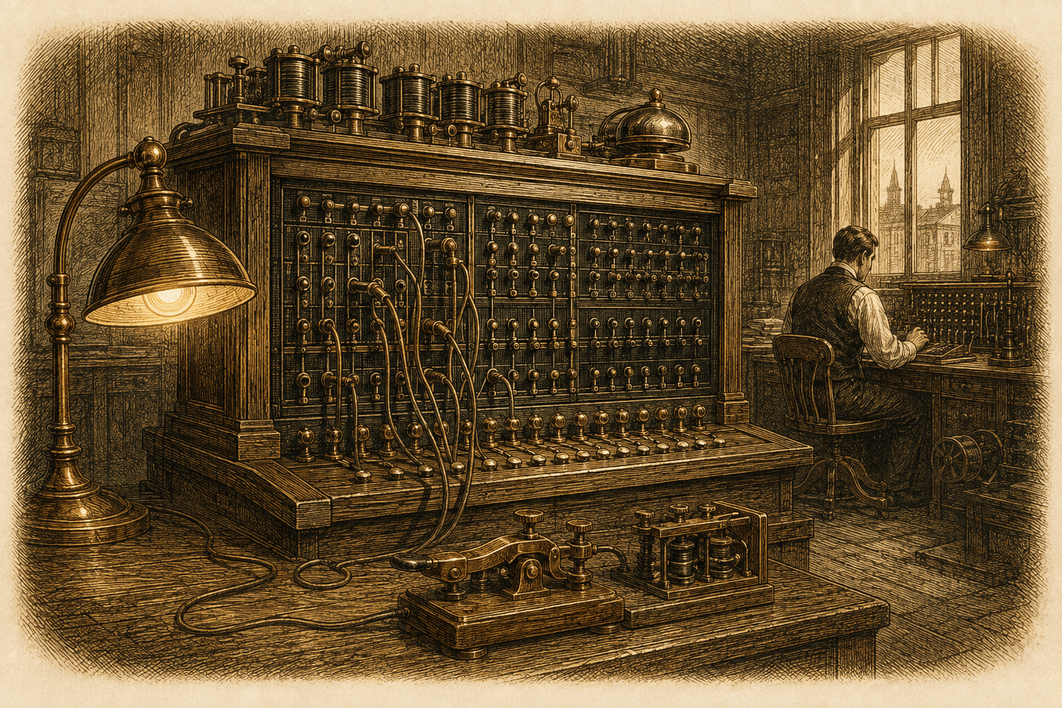 Editorial illustration accompanying the lead story